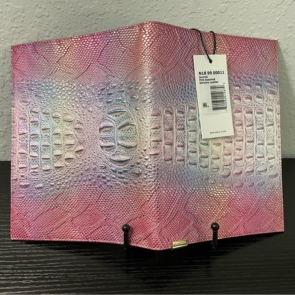 Brahmin Journal MULTI SUNDIAL Snake Print Leather NWT